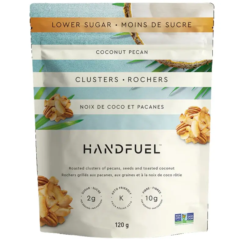 Handful Coconut Pecan Clusters – Naturally Sweetened Snack, 120G 1
