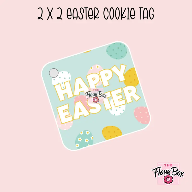 Happy Easter Cookie Tag Pack – 25 Pcs 1