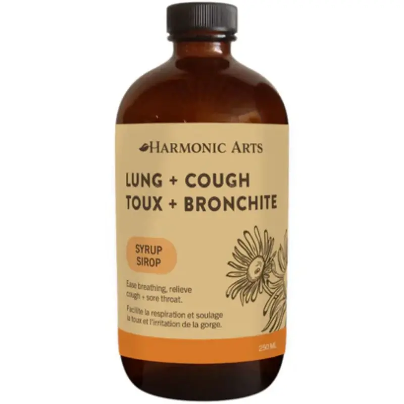 Harmonic Arts Lung & Cough Soothing Syrup – 250 Ml Herbal Blend 1