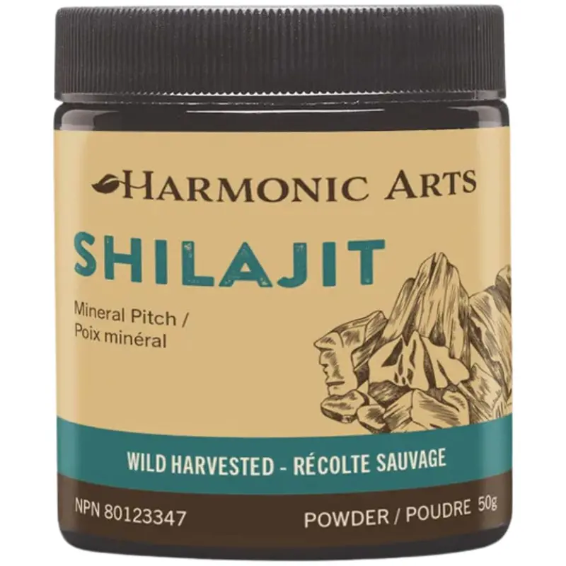 Harmonic Arts Shilajit Powder – Mineral-Rich Adaptogenic Supplement, 50G 1