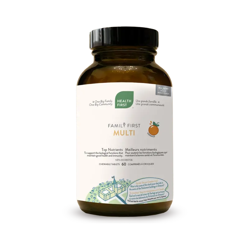 Health First Family First Chewable Multivitamin – Kids & Adults, 60 Tablets 1