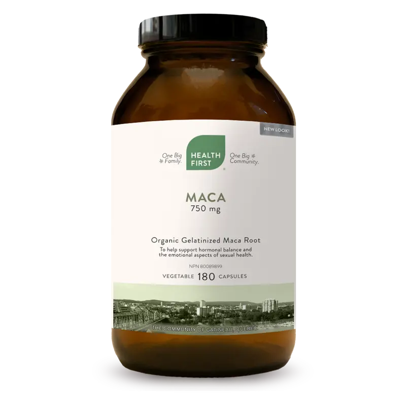 Health First Organic Maca Root Powder – 180 Capsules 1
