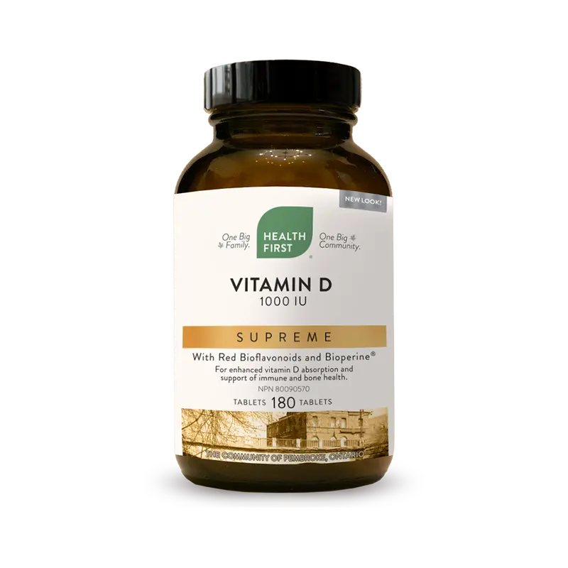 Health First Vitamin D3 1000 Iu – 180 Tablets 1