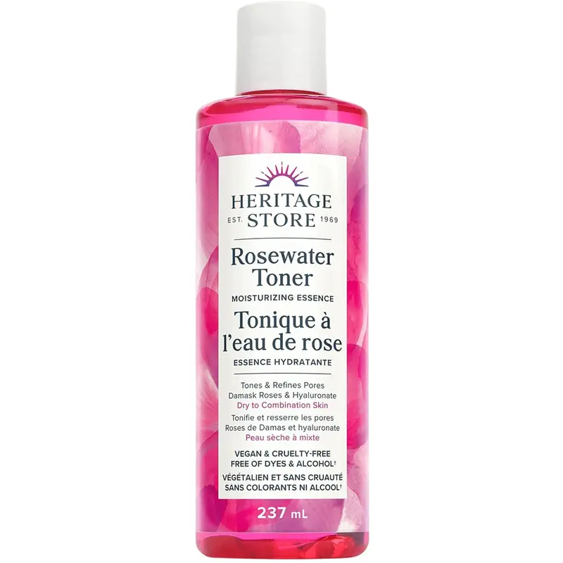 Heritage Store Rosewater Facial Toner – 237Ml Alcohol-Free Formula 1