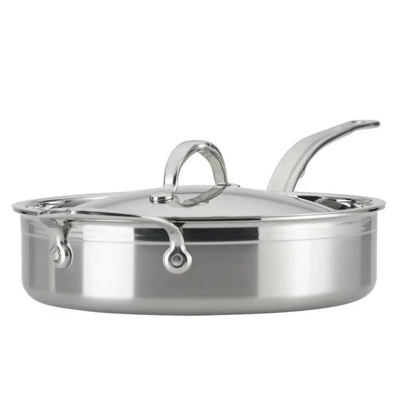 Hestan Probond 26Cm Stainless Steel Sauté Pan With Lid – 3.3L All-Purpose Pan 1