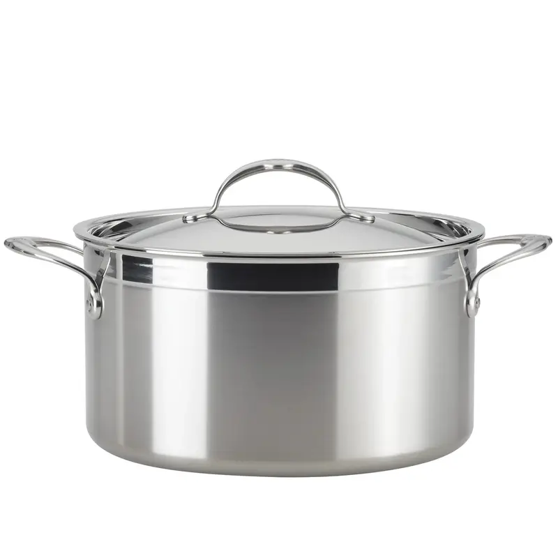 Hestan Probond 26Cm Stainless Steel Stockpot With Lid – 7.6L Deep-Duty Pot 1