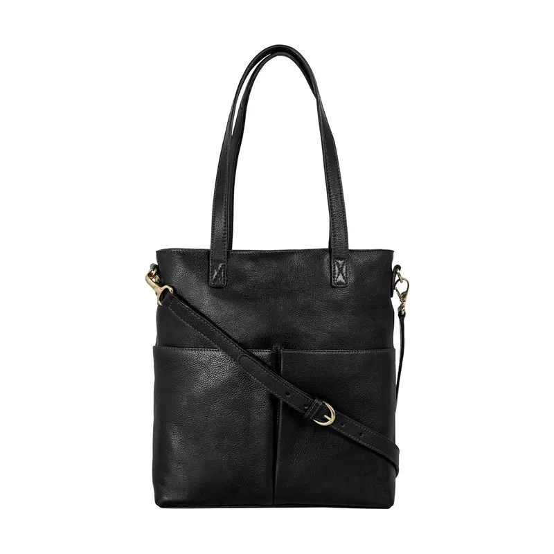 Hidesign Pepper Medium Leather Tote – Detachable Sling Strap 1