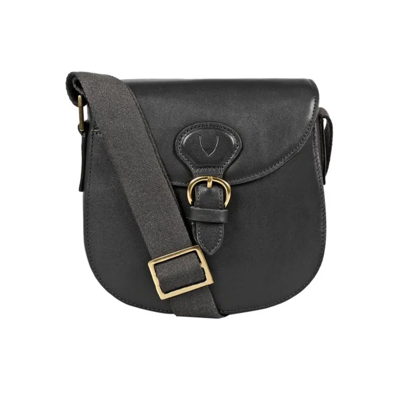 Hidesign Petra Crossbody Bag For Women – Full-Grain Leather Flap-Over Style 1