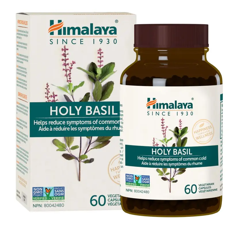 Himalaya Holy Basil (Tulsi) Stress Relief Tablets – 60 Count 1