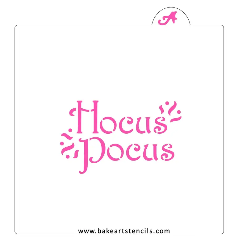 Hocus Pocus Themed Baking Stencil 1