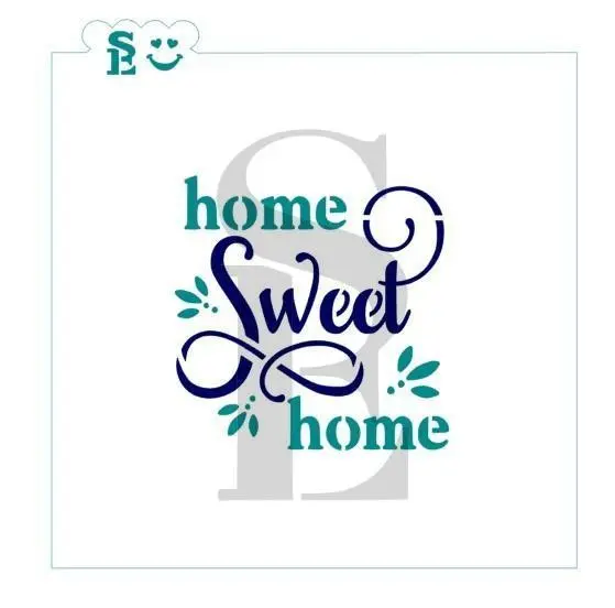 Home Sweet Home Stencil – Se Collection 1