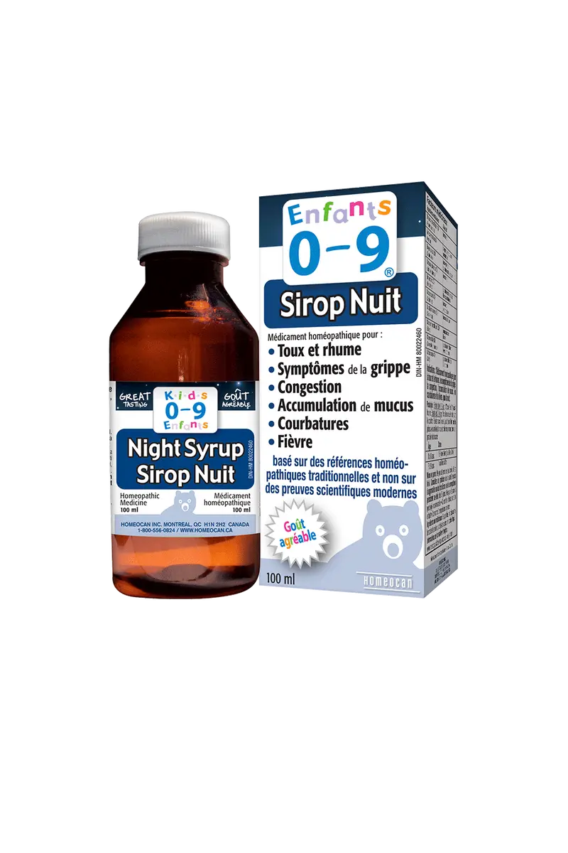 Homeocan Kids Nighttime Cough & Cold Syrup – 100 Ml 1