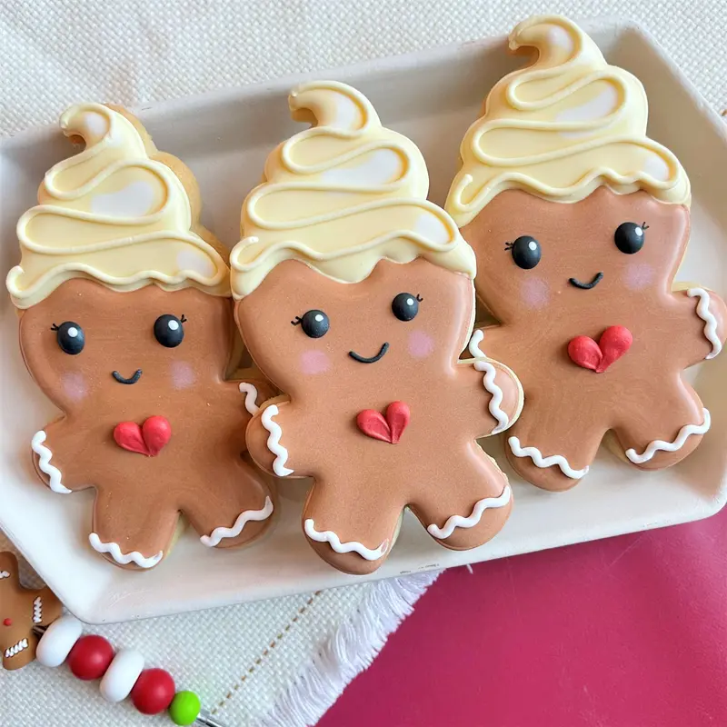 Iced Gingerbread Person Cookie Cutter 1