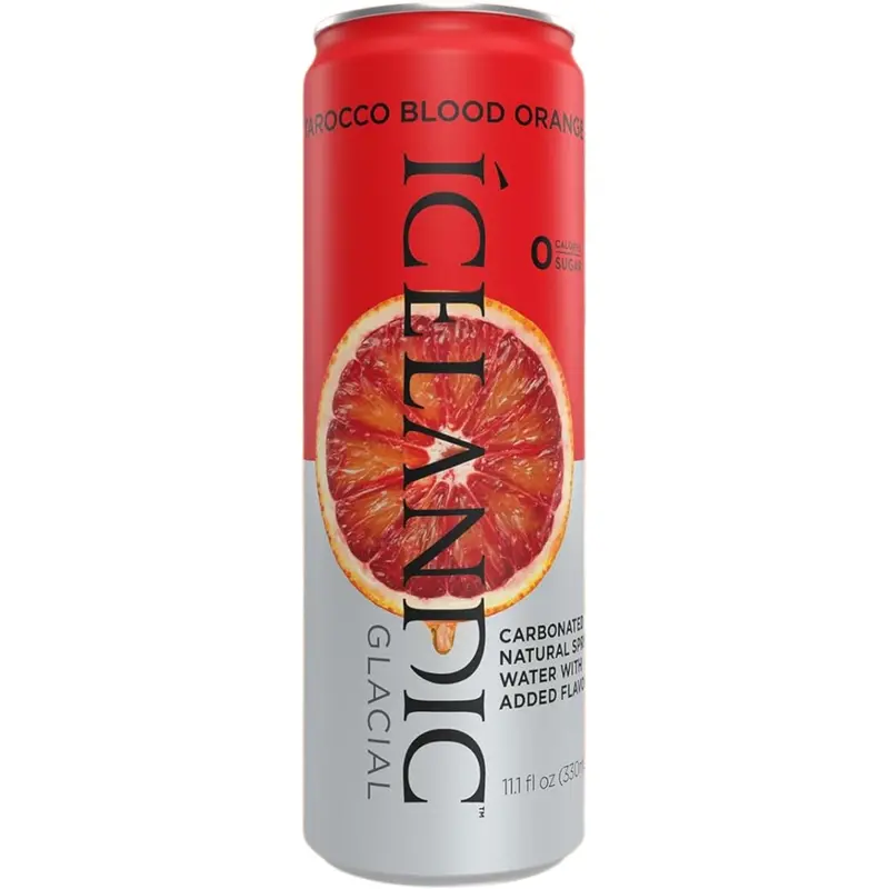 Icelandic Glacial Tarocco Blood Orange Sparkling Water – 330Ml Vibrant Fruit Infusion 1