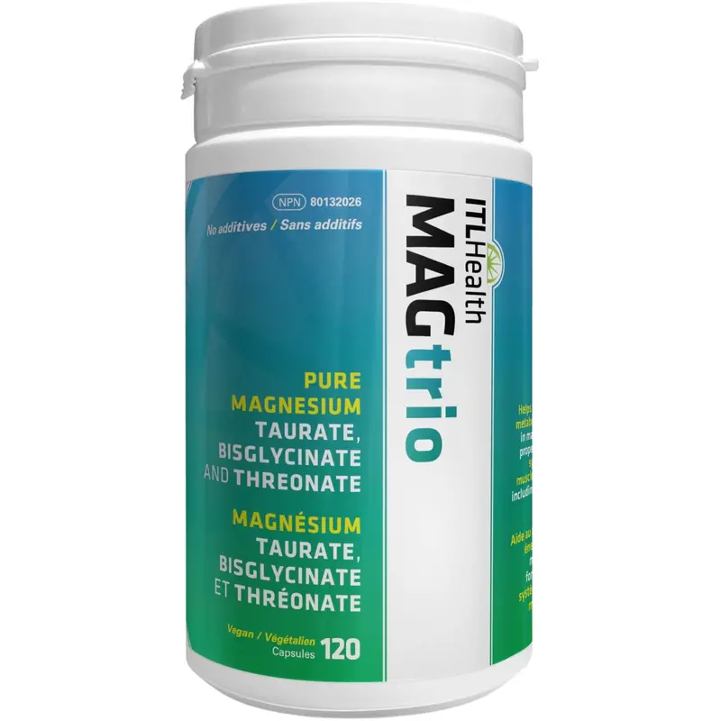 Itl Health Magtrio Triple-Magnesium Complex – Balanced Mineral Support (120 Capsules) 1