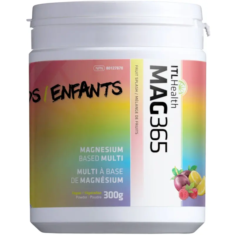 Itl Mag365 Kids Magnesium Fruit Splash Powder – 300G Kid-Safe Formula 1