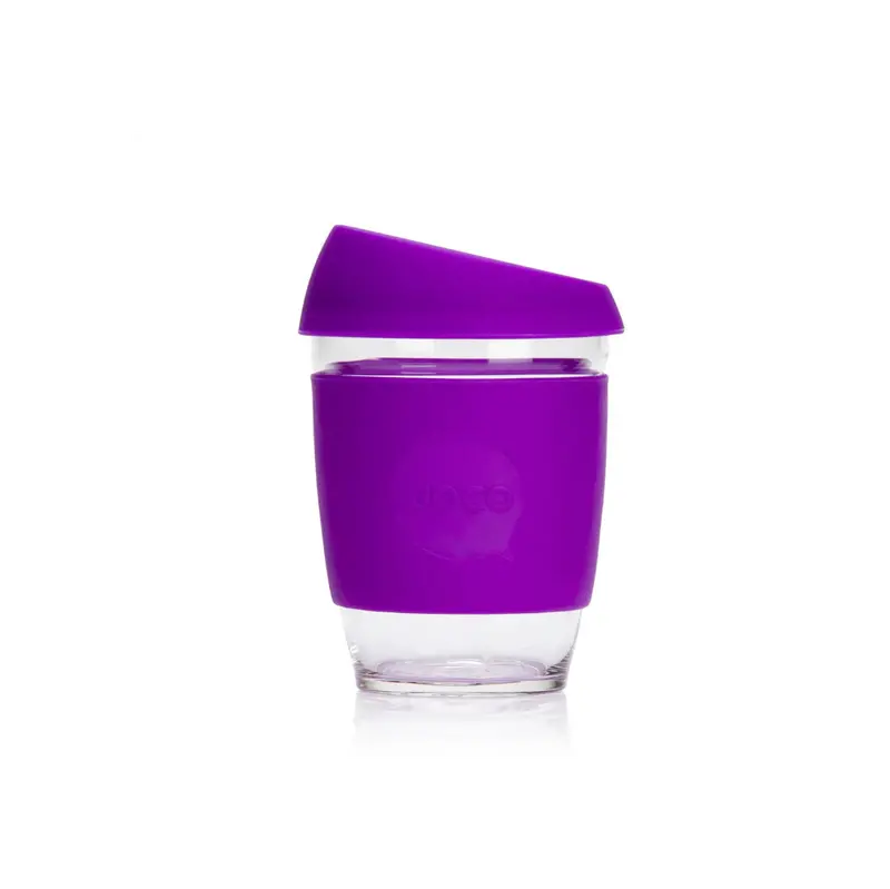 Joco Violet 12Oz Reusable Glass Tumbler 1