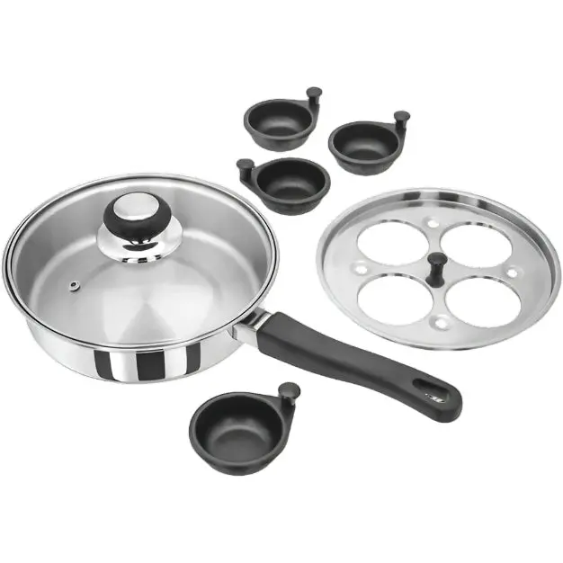 Judge Essentials 4-Cup Stovetop Egg Poacher – 20Cm 1