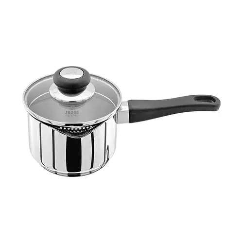 Judge Vista 14Cm Draining Saucepan – 1L Versatile Kitchen Pan 1