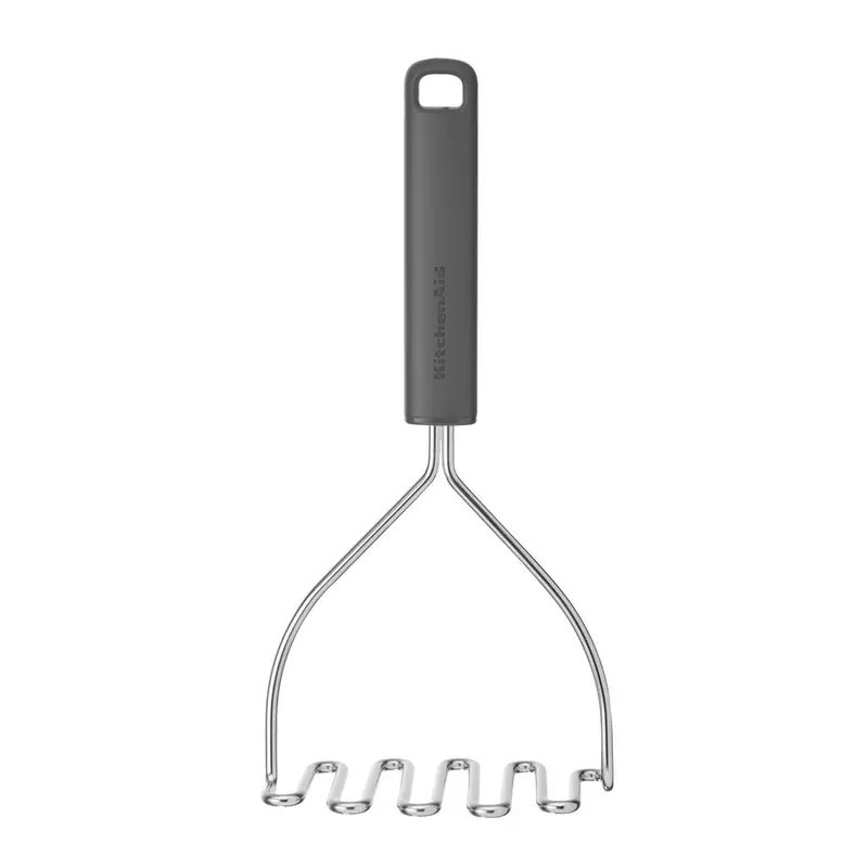 Kitchenaid Charcoal Grey Potato Masher – 25.5 Cm Stainless Steel Head 1
