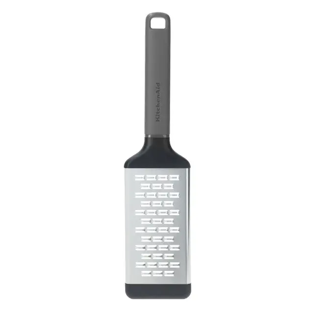 Kitchenaid Medium Grater – Charcoal Grey Stainless Steel Zester & Grater 1
