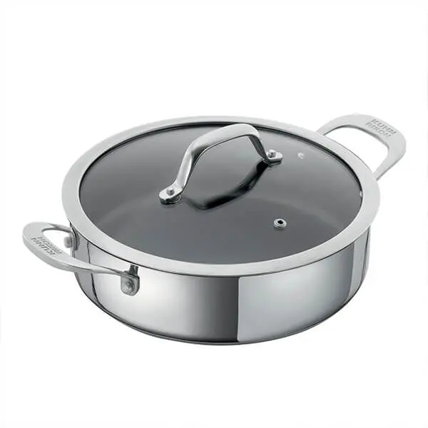 Kuhn Rikon Allround Non-Stick 24Cm Sauté Pan With Tempered Glass Lid 1