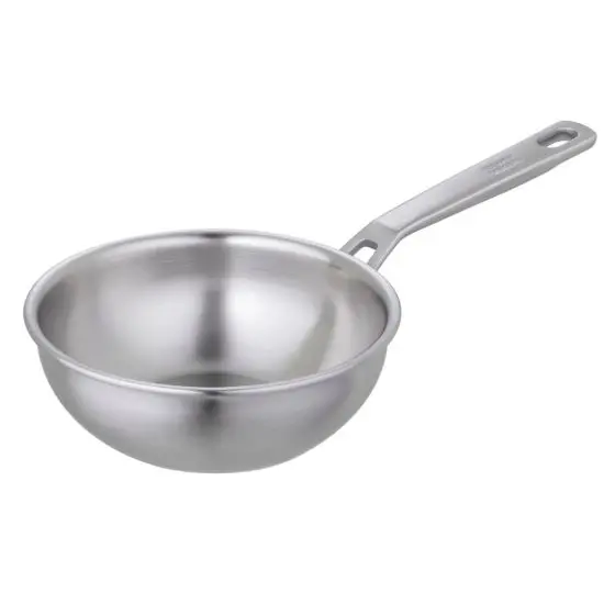 Kuhn Rikon Culinary Fiveply 20Cm Uncoated Chef’S Pan – Premium Multi-Layer Stainless Steel 1