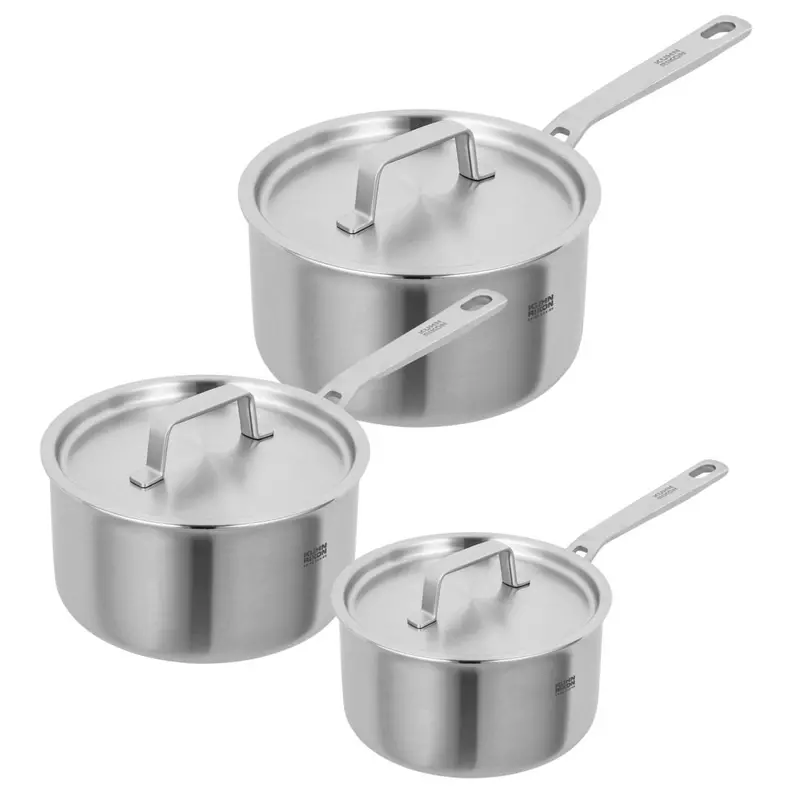 Kuhn Rikon Culinary Fiveply Saucepan Set – 3-Piece (16 Cm, 18 Cm, 20 Cm) 1