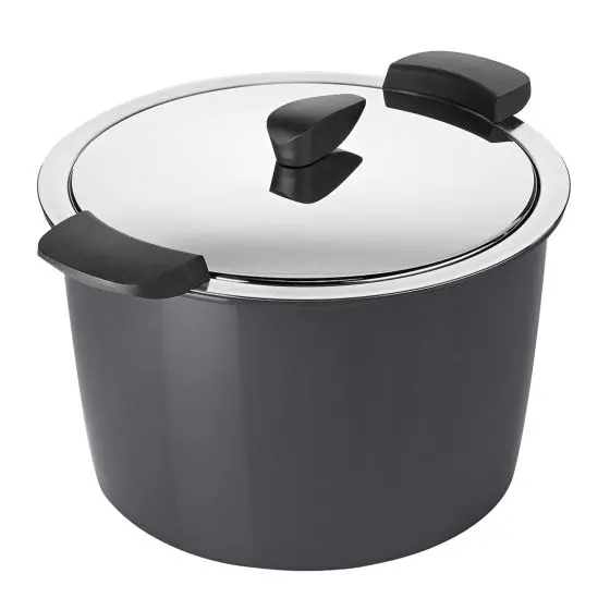 Kuhn Rikon Hotpan Grey Stewpot – 5L, 22Cm Wide Base For Even Heating 1