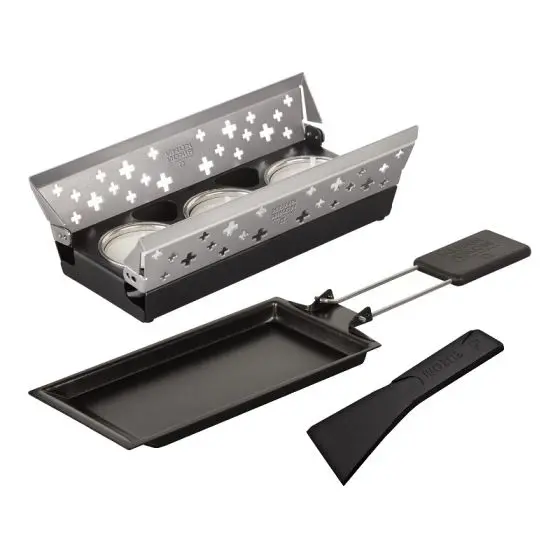 Kuhn Rikon Mini Raclette Set – Silver Tone 1