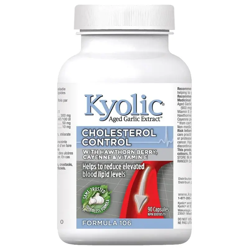 Kyolic Hawthorn-Enhanced Cholesterol Support – 90 Capsules 1