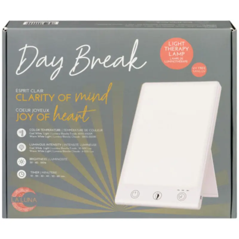 La Luna Daybreak Light Therapy Lamp – Dawn Simulation For Waking Up 1