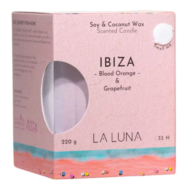 La Luna Ibiza Blood Orange & Grapefruit Scented Candle - 56 G 1