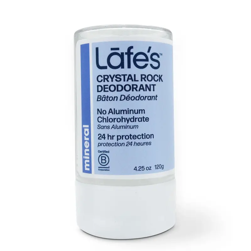 Lafe'S Crystal Mineral Deodorant Stick – Aluminum-Free, 4.25 Oz 1