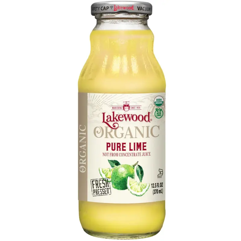 Lakewood Pure Organic Lime Juice, Cold-Pressed, 370 Ml 1