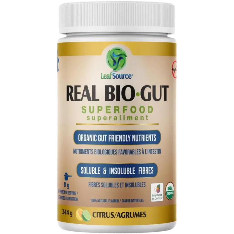 Leafsource Real Bio-Gut Superfood Powder – 244G Container 1