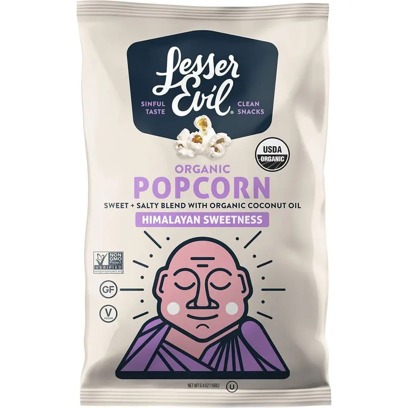 Lesser Evil Organic Himalayan Sweetness Popcorn – 181G 1