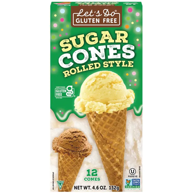 Let’S Do Organic Gluten-Free Sugar Cones – 132G 1