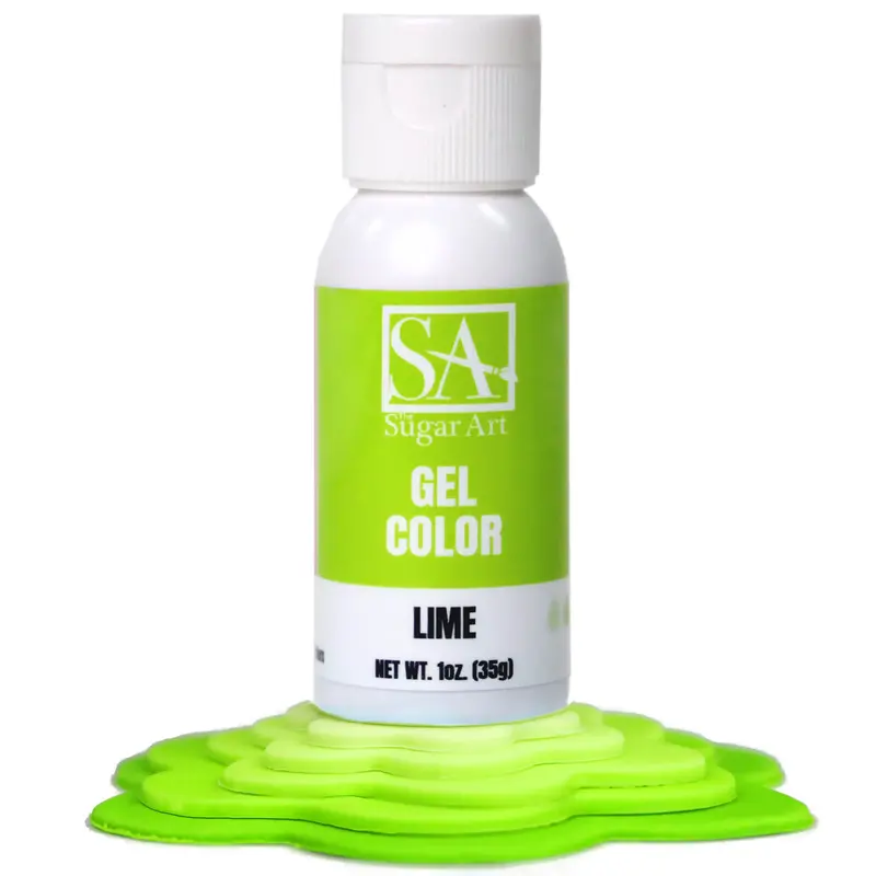 Lime Green Sugar Art Gel Food Coloring – Discounted 1