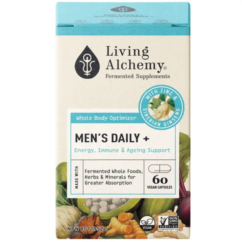 Living Alchemy Men’S Daily+ Multivitamin – 60 Capsules 1