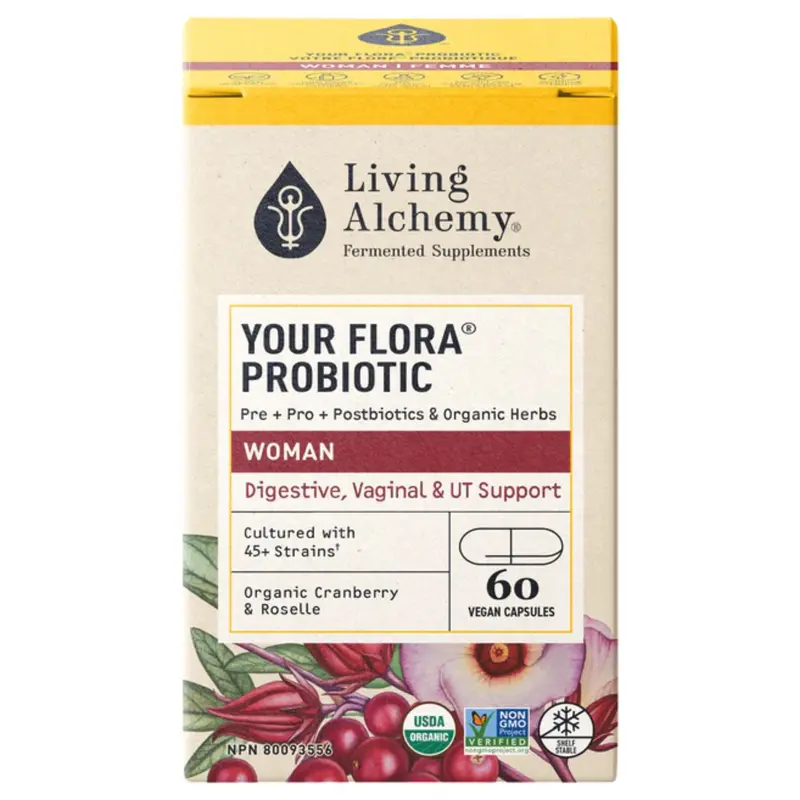 Living Alchemy Your Flora Probiotic For Women – 60 Capsules 1