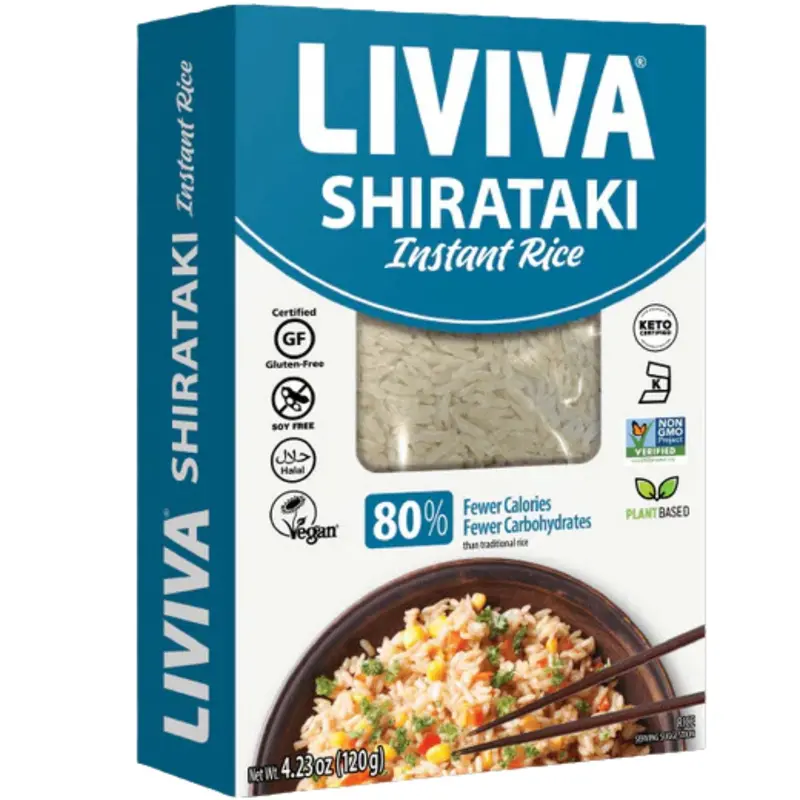 Liviva Dried Shirataki Instant Rice Substitute, 120 G 1