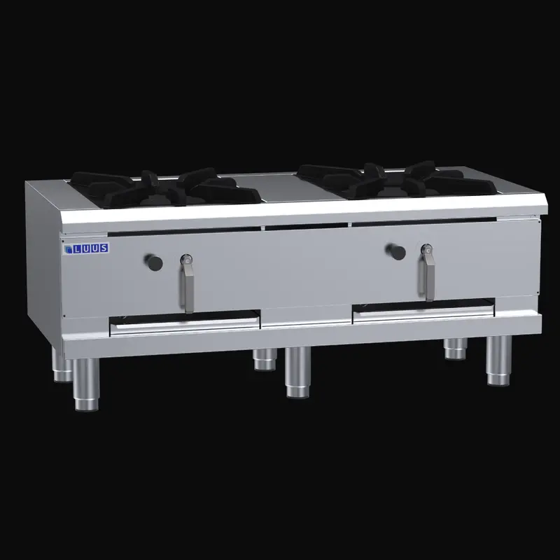 Luus 1200Mm Freestanding Double Stockpot With Burner 1