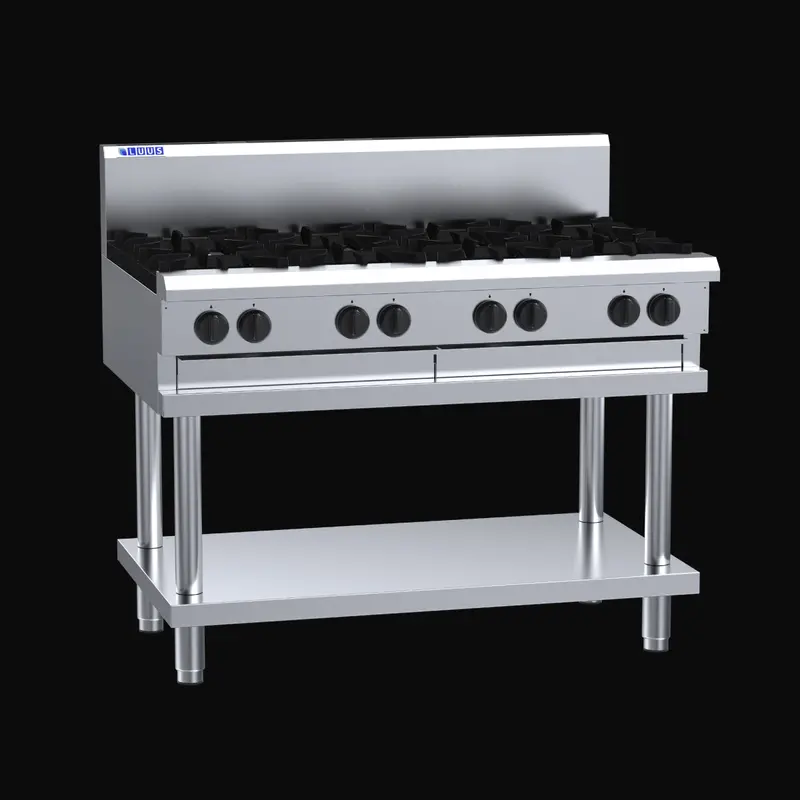 Luus 6-Burner Chargrill Cooktop (300Mm) 1