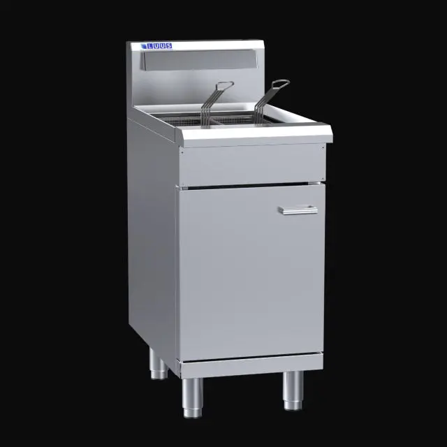 Luus Fsv-45 Dual-Basket V-Pan Fryer – Gas-Powered, High-Output Commercial Fryer 1