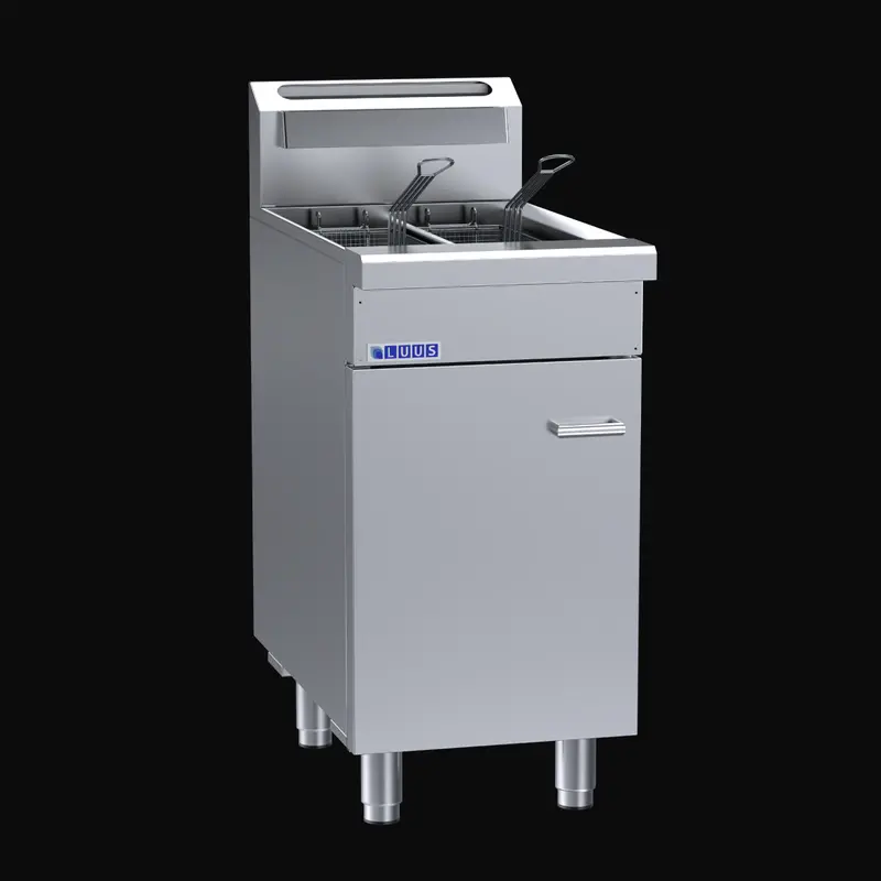 Luus Fsv-45 Split V-Pan Commercial Fryer 1