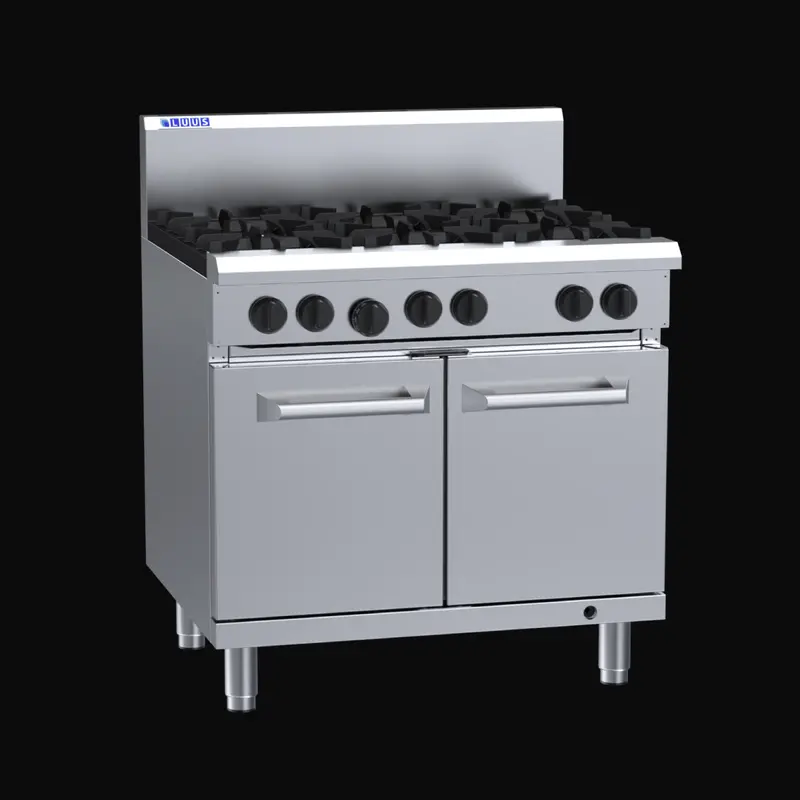 Luus Six-Burner Commercial Oven Range 1