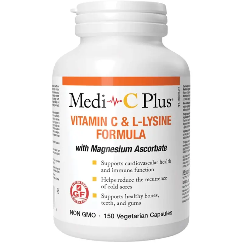 Medi-C Plus Vitamin C & L-Lysine Formula – 150 Servings 1