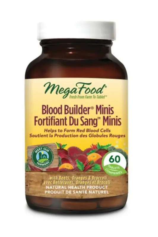 Megafood Blood Builder Mini Tablets – 60 Count 1