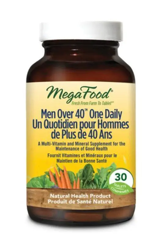 Megafood Men’S Daily Multivitamin For Over 40 – 30 Tablets 1